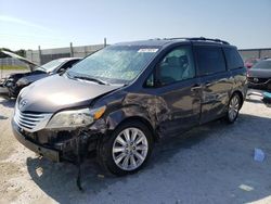 Salvage cars for sale at Arcadia, FL auction: 2011 Toyota Sienna XLE