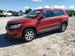 Salvage cars for sale from Copart West Warren, MA: 2009 Volkswagen Tiguan S