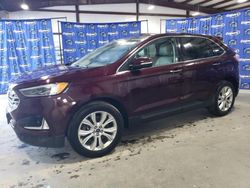 Salvage cars for sale at auction: 2020 Ford Edge Titanium