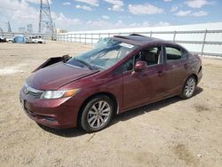 Salvage cars for sale at Adelanto, CA auction: 2012 Honda Civic EXL