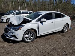 Salvage cars for sale from Copart Ontario Auction, ON: 2018 Chevrolet Cruze LT