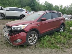 Salvage cars for sale at Center Rutland, VT auction: 2018 Ford Escape SE