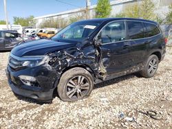 Salvage cars for sale at Franklin, WI auction: 2017 Honda Pilot EX