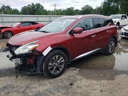 Salvage cars for sale at Shreveport, LA auction: 2015 Nissan Murano S