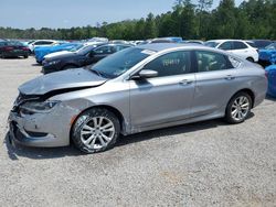 Salvage cars for sale from Copart Harleyville, SC: 2016 Chrysler 200 Limited