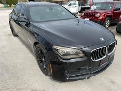 Salvage cars for sale at San Antonio, TX auction: 2013 BMW 750 LI