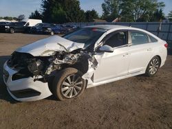 Salvage cars for sale at Finksburg, MD auction: 2017 Hyundai Sonata Sport