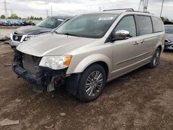 Salvage cars for sale at Elgin, IL auction: 2013 Chrysler Town & Country Touring L