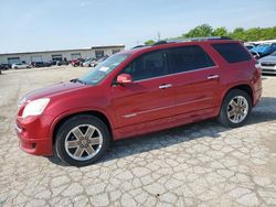 Salvage cars for sale from Copart Indianapolis, IN: 2012 GMC Acadia Denali