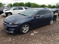 Vehiculos salvage en venta de Copart Chalfont, PA: 2016 Chevrolet Malibu LS