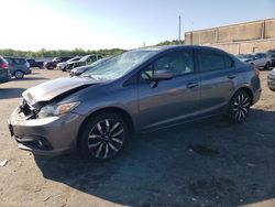 Salvage cars for sale at Fredericksburg, VA auction: 2014 Honda Civic EXL