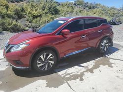 Salvage cars for sale at Reno, NV auction: 2018 Nissan Murano S