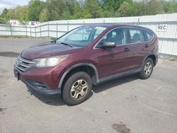 Salvage cars for sale from Copart Assonet, MA: 2014 Honda CR-V LX