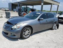 Salvage cars for sale from Copart West Palm Beach, FL: 2011 Infiniti G37