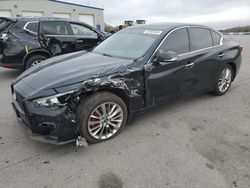 Salvage cars for sale from Copart Assonet, MA: 2019 Infiniti Q50 Luxe