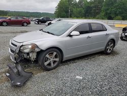 Salvage cars for sale at Concord, NC auction: 2012 Chevrolet Malibu 1LT