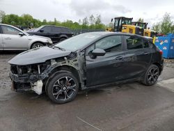 Salvage cars for sale at Duryea, PA auction: 2019 Chevrolet Cruze LT