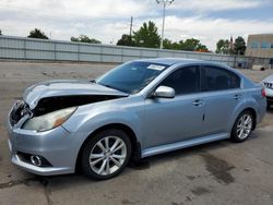 Subaru Legacy 2.5i Limited salvage cars for sale: 2013 Subaru Legacy 2.5I Limited