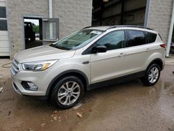 Salvage cars for sale at Sandston, VA auction: 2018 Ford Escape SE