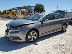 Salvage cars for sale at Apopka, FL auction: 2017 Hyundai Sonata Hybrid