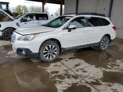 Salvage cars for sale from Copart Billings, MT: 2015 Subaru Outback 2.5I Limited