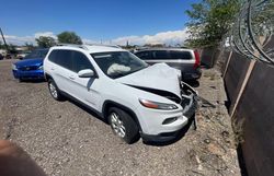 Salvage cars for sale from Copart Albuquerque, NM: 2015 Jeep Cherokee Latitude