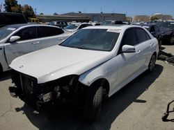 Salvage cars for sale at Martinez, CA auction: 2014 Mercedes-Benz E 350