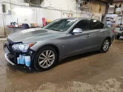 Salvage cars for sale at Casper, WY auction: 2014 Infiniti Q50 Base