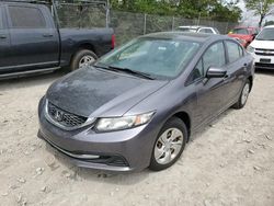 Salvage cars for sale from Copart Cicero, IN: 2015 Honda Civic LX