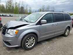 Salvage cars for sale from Copart Leroy, NY: 2016 Dodge Grand Caravan SXT
