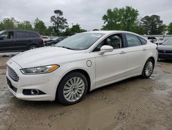 Salvage cars for sale at Hampton, VA auction: 2014 Ford Fusion Titanium Phev