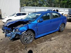 Salvage cars for sale at Austell, GA auction: 2016 Mitsubishi Lancer ES