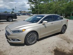 Salvage cars for sale from Copart Lexington, KY: 2017 Ford Fusion Titanium