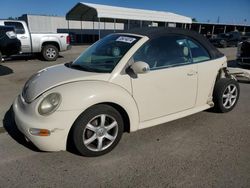 Salvage cars for sale from Copart Fresno, CA: 2004 Volkswagen New Beetle GLS
