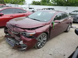 Chevrolet Malibu Premier salvage cars for sale: 2016 Chevrolet Malibu Premier