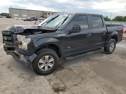 Salvage cars for sale at Wilmer, TX auction: 2015 Ford F150 Supercrew