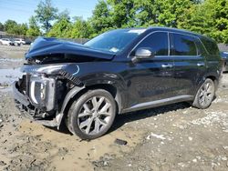 Salvage cars for sale at Waldorf, MD auction: 2021 Hyundai Palisade Limited