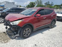 Salvage cars for sale from Copart Opa Locka, FL: 2016 Hyundai Santa FE Sport