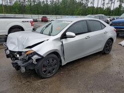 Toyota Corolla salvage cars for sale: 2015 Toyota Corolla L