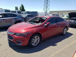 Salvage cars for sale from Copart Hayward, CA: 2018 Chevrolet Malibu LT