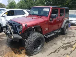 Jeep salvage cars for sale: 2013 Jeep Wrangler Unlimited Sport