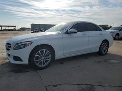 Salvage cars for sale from Copart Wilmer, TX: 2015 Mercedes-Benz C300