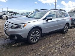 Salvage cars for sale at Franklin, WI auction: 2015 Subaru Outback 2.5I Limited