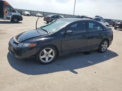 Salvage cars for sale at Wilmer, TX auction: 2007 Honda Civic EX