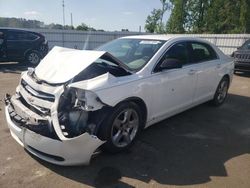 Chevrolet salvage cars for sale: 2010 Chevrolet Malibu LS