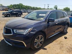 Salvage cars for sale at Hillsborough, NJ auction: 2017 Acura MDX Technology