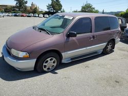 Salvage cars for sale from Copart San Martin, CA: 2000 Nissan Quest SE
