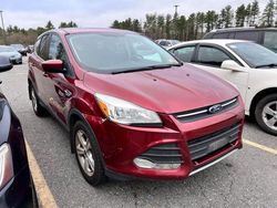 Salvage cars for sale from Copart North Billerica, MA: 2016 Ford Escape SE