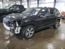 Salvage cars for sale at Ham Lake, MN auction: 2019 Jeep Cherokee Limited