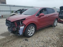 Salvage cars for sale at Kansas City, KS auction: 2019 Buick Envision Preferred